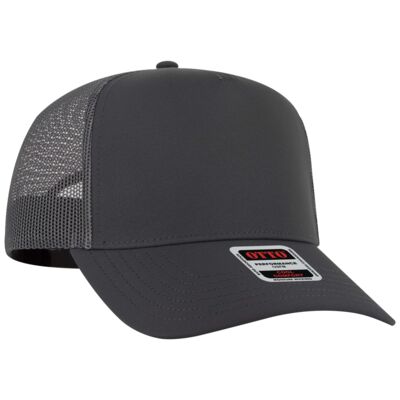 OTTO CAP 5 Panel Mid Profile Mesh Back Trucker Hat Thumbnail