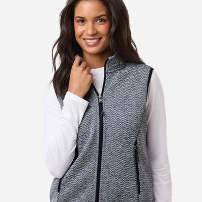 Women's Jasper Jacquard Fleece Vest Thumbnail