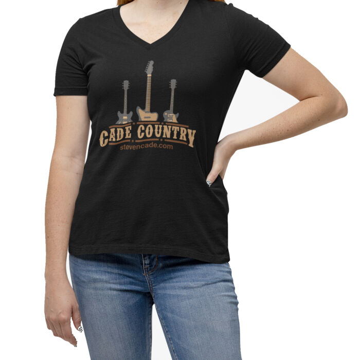 Women's Cade Country Guitars T-Shirt Thumbnail