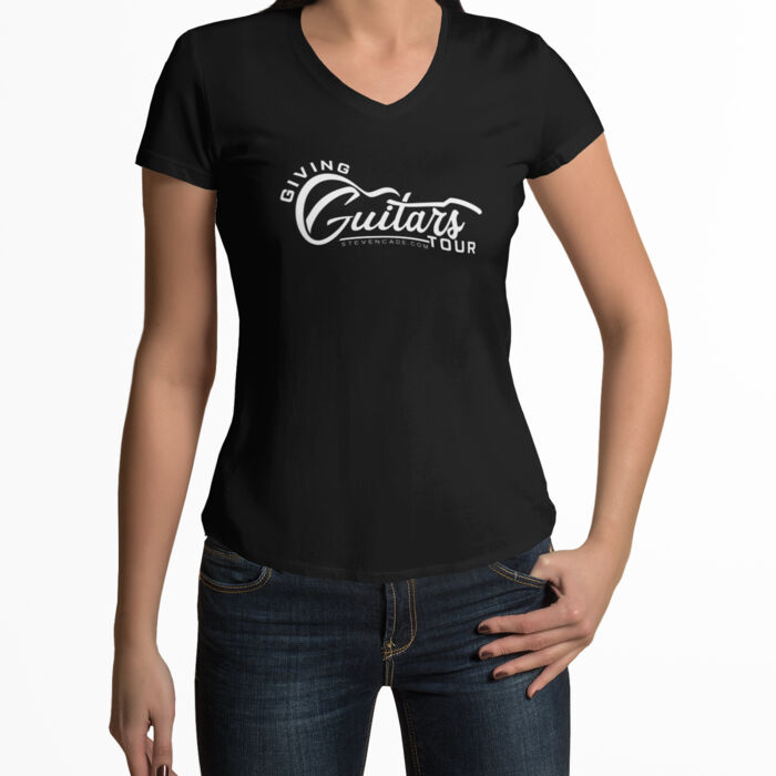 Women's Giving Guitars T-Shirt Thumbnail